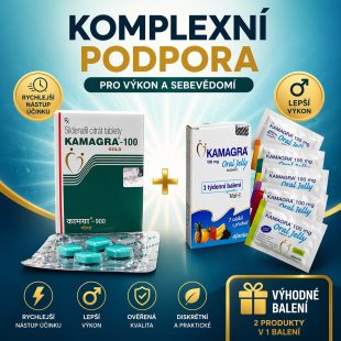 Kamagra GOLD + Kamagra Oral Jelly AKCE 1+1