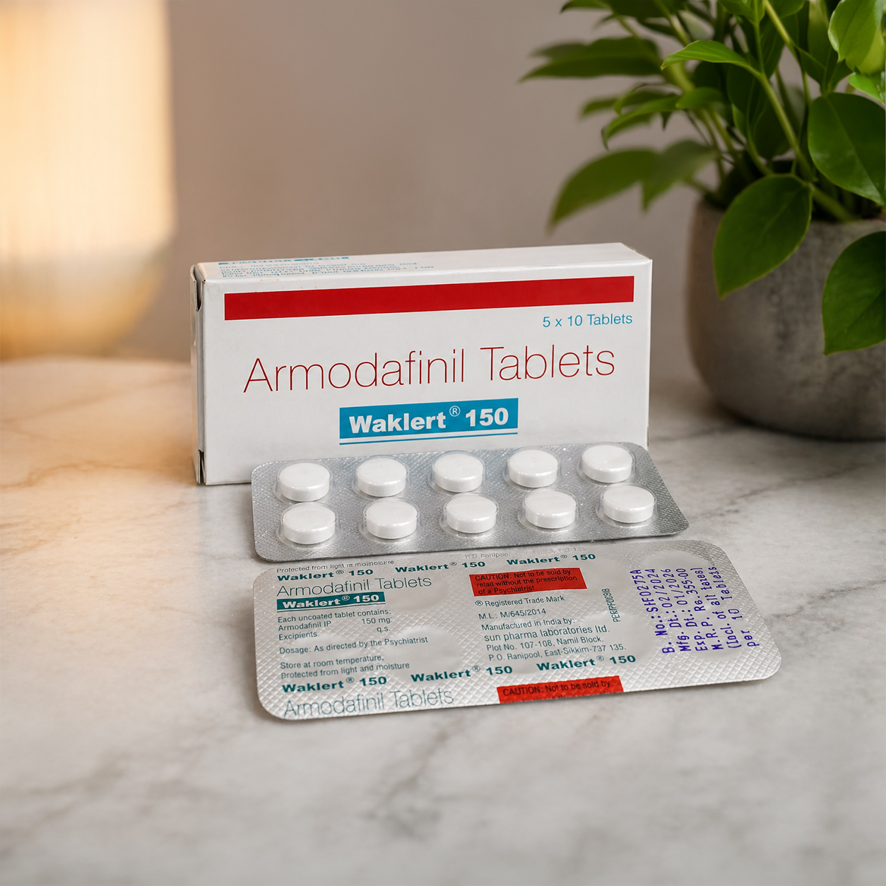 Waklert 150mg (armodafinil) 1 balení 10 ks