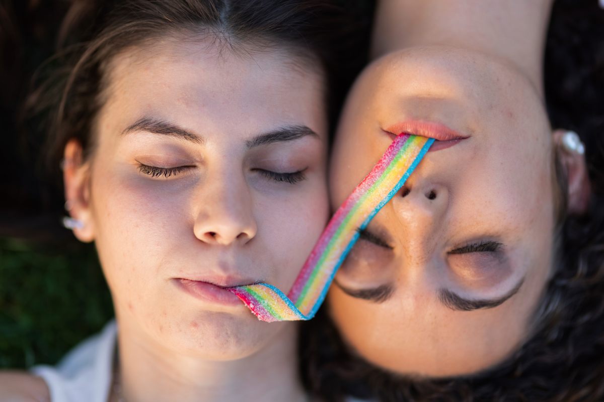 Rainbow kiss